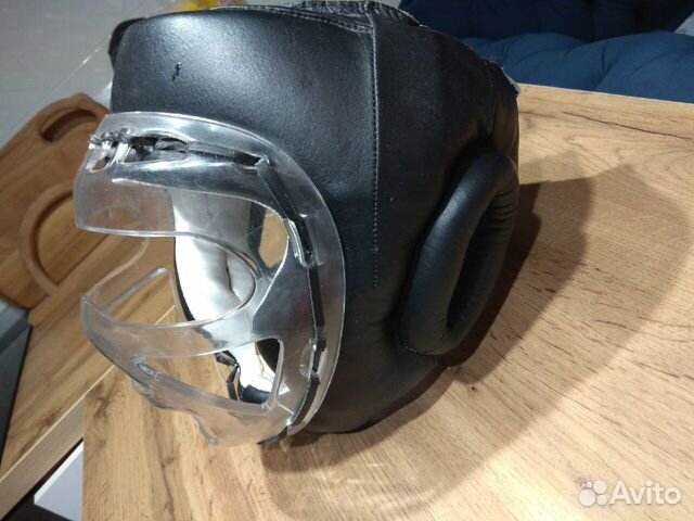 Шлем для тхэквондо Larsen натуральная кожа