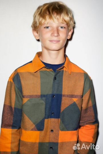 Новая рубашка-куртка для мальчика Zara 134