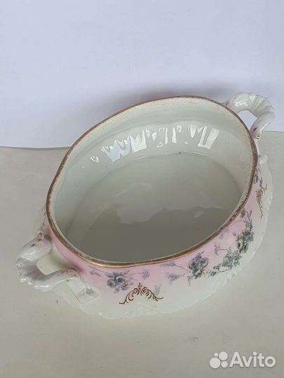 Супница фарфор Кузнецов