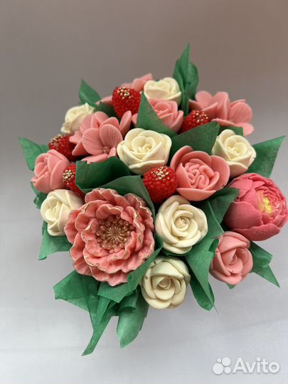 Букет из шоколадных цветов