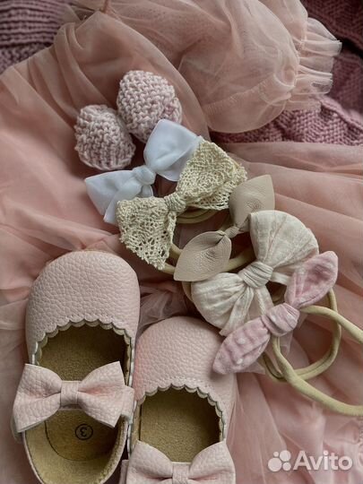 Повязки на голову для новорожденных девочек