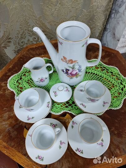 Сервиз кофейный Богемия Чехословакия