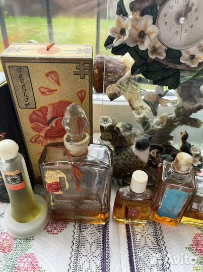 Духи винтаж Красный мак. Цветы Кубани, Любимой