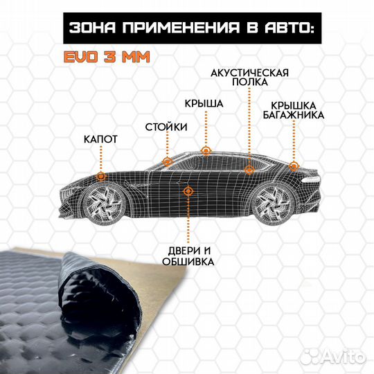 Вибра Шумология Evo 3 мм