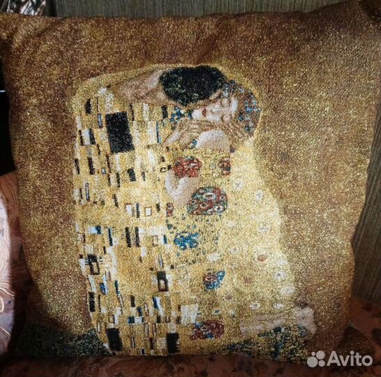 Картина (гобелен), подушка Густав Климт Поцелуй