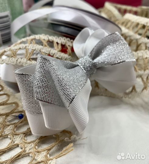 Банты ручной работы, заколки для волос