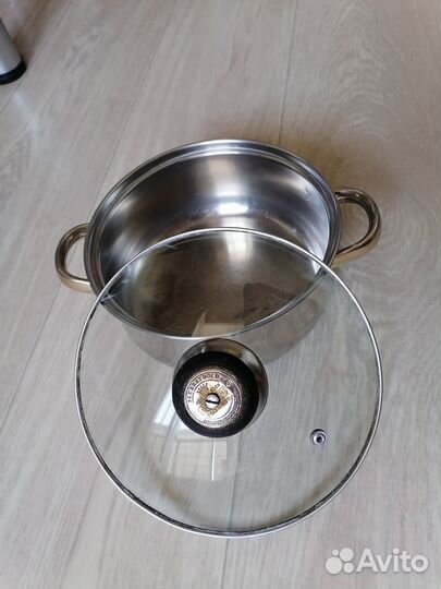 Кастрюля из нержавейки, 1,9литра