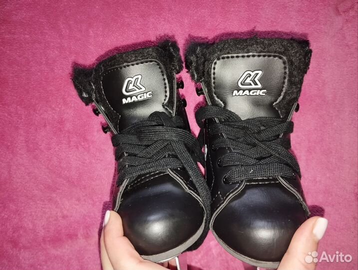 Коньки с двойным лезвием