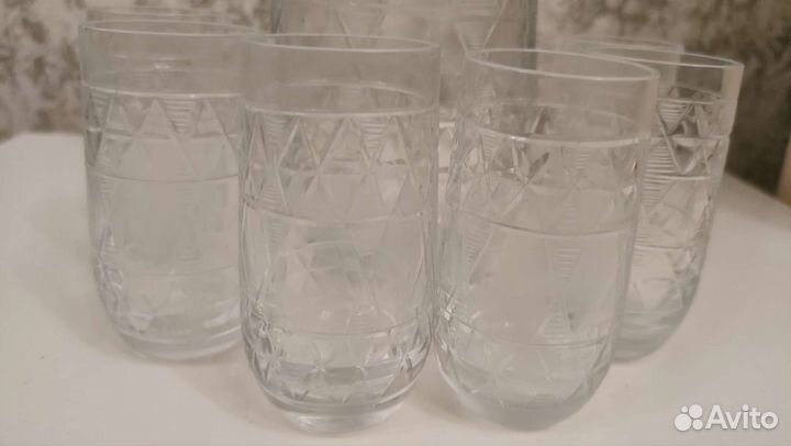 Графин и 6 стопок набор СССР
