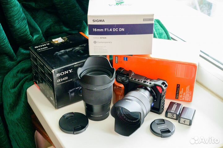 Фотоаппарат Sony A 6400 (комплект кинодела)