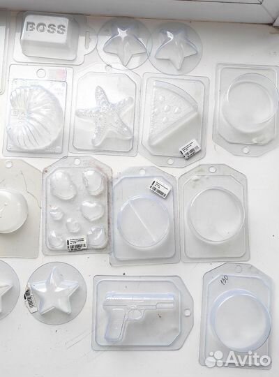 Пластиковые формы для мыла и бомбочек