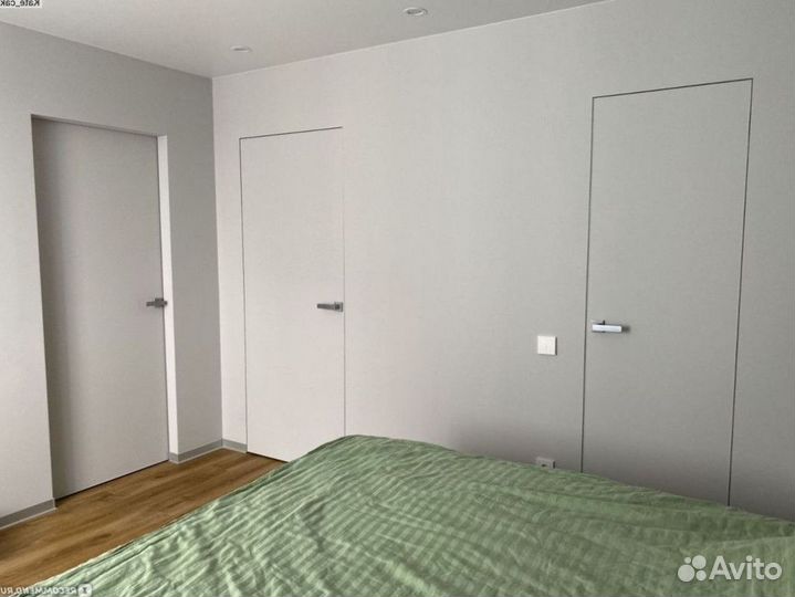 Скрытая дверь под отделку