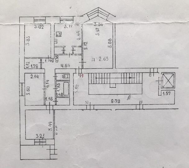 4-к. квартира, 77,4 м², 3/9 эт.