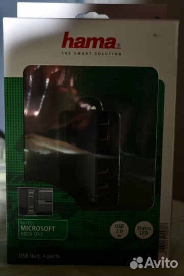 Концентратор hama xbox one usb hub 4 ports