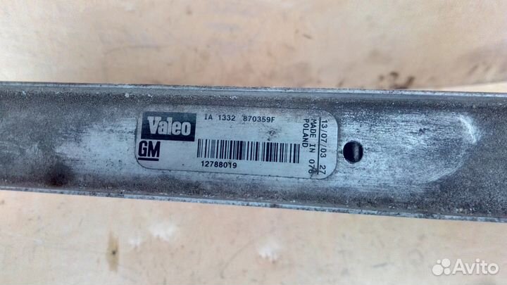 Интеркулер Z20NET на Опель Вектра Ц Сигнум