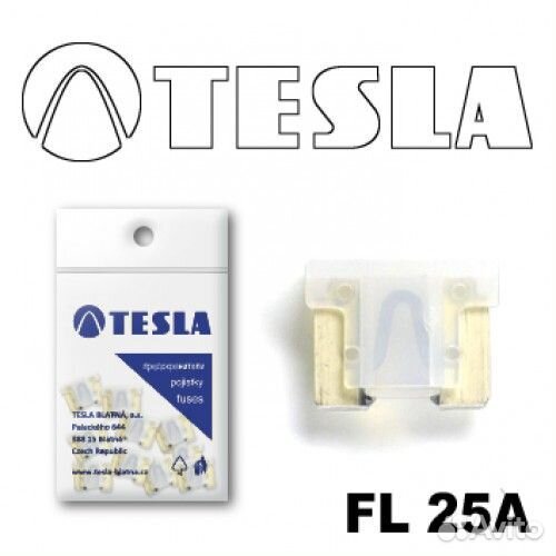 Предохранитель флажок L. FL25A Tesla technics