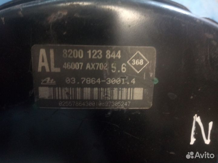 Вакуумный усилитель. Тормозной цилиндр Ниссан Ноут