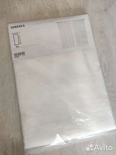 Шторы белые из IKEA