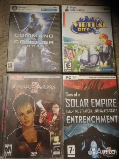 Компьютерные игры, pc dvd, стратегия, квест, гонки
