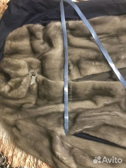 Шуба норка голубая 48 50