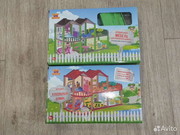 Кукольный домик + мебель