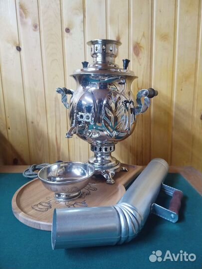 Самовар СССР комбинированный жаровый/электро