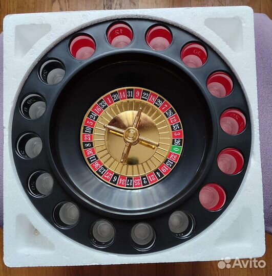 Рулетка с рюмками новая