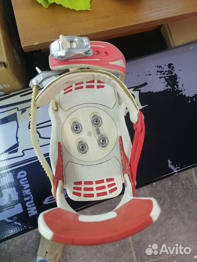 Сноуборд с ботинками бу