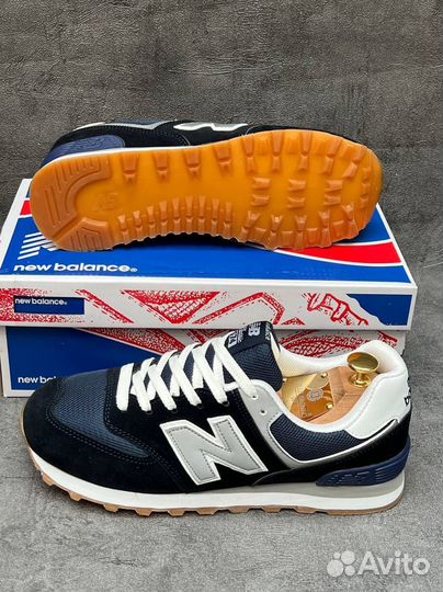 Кроссовки мужские New balance 574 синие 42