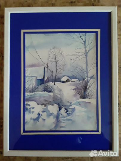 Картина акварель