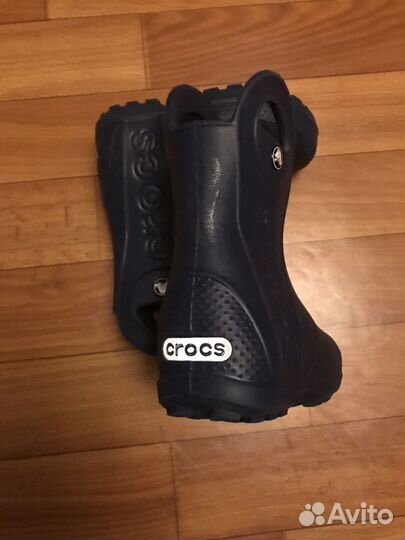 Детские резиновые сапоги crocs