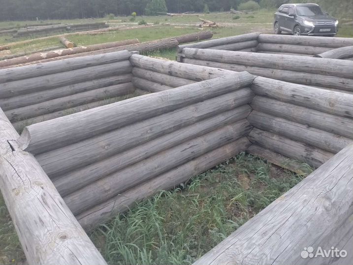 Сруб бани 4х4 из сосны