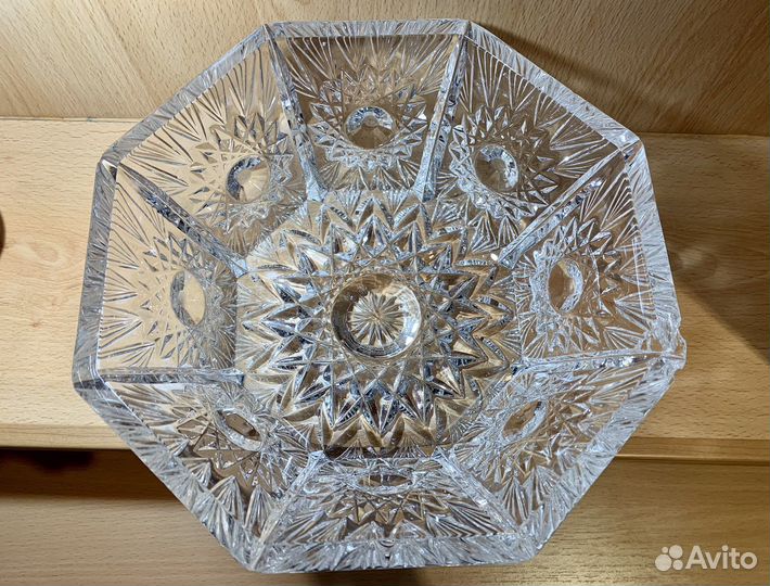 Ваза хрустальная СССР большая