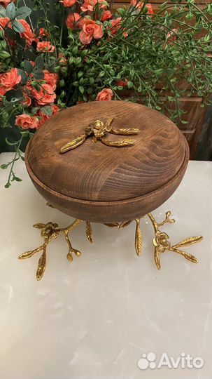 Ваза для конфет дерево