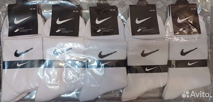 Носки nike adidas средние 10 пар