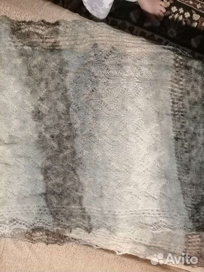 Пуховый платок паутинка