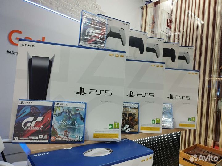 PS5 с Дисководом. Гарантия 1год. Рассрочка