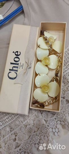 Колье цветочное