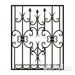 Решетки на окна кованые N 791