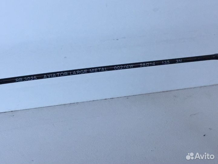 Очки унисекс Ray ban aviator RB 3025 58014/3N