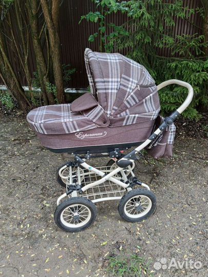 Коляска в клетку esperanza Kashemir 2 в 1