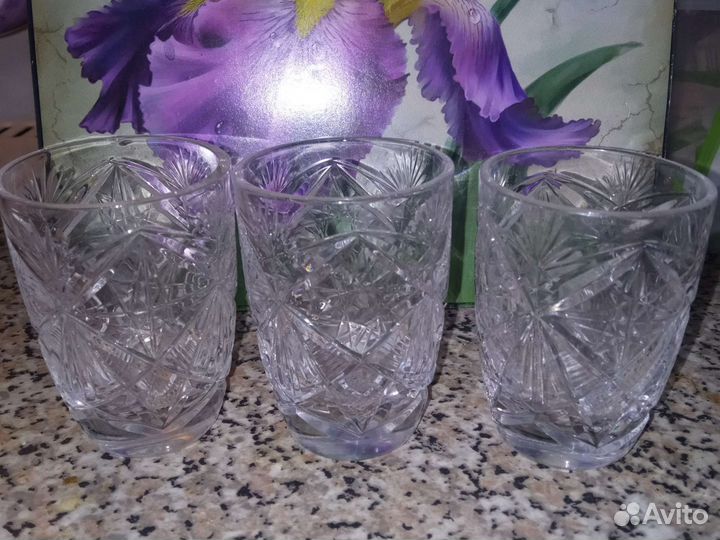 Хрустальные рюмки СССР