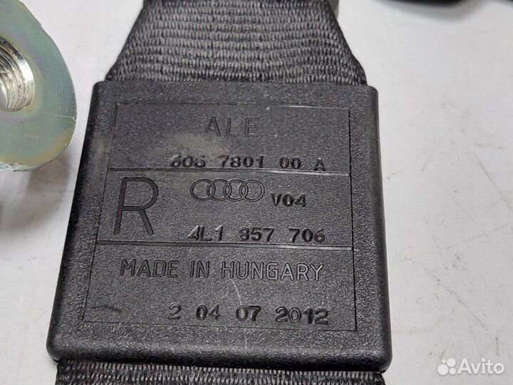 Ремень безопасности передний правый Audi Q7 4L