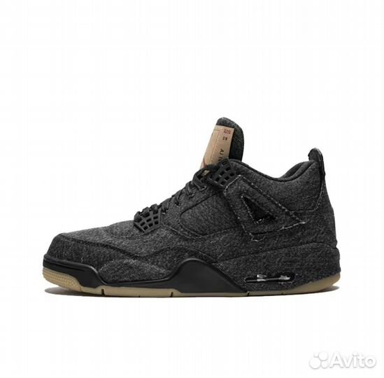 Кроссовки Nike Air Jordan 4 x Levi's Black