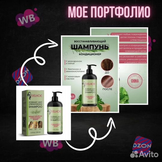 Инфографика для маркетплейсов wildberries ozon