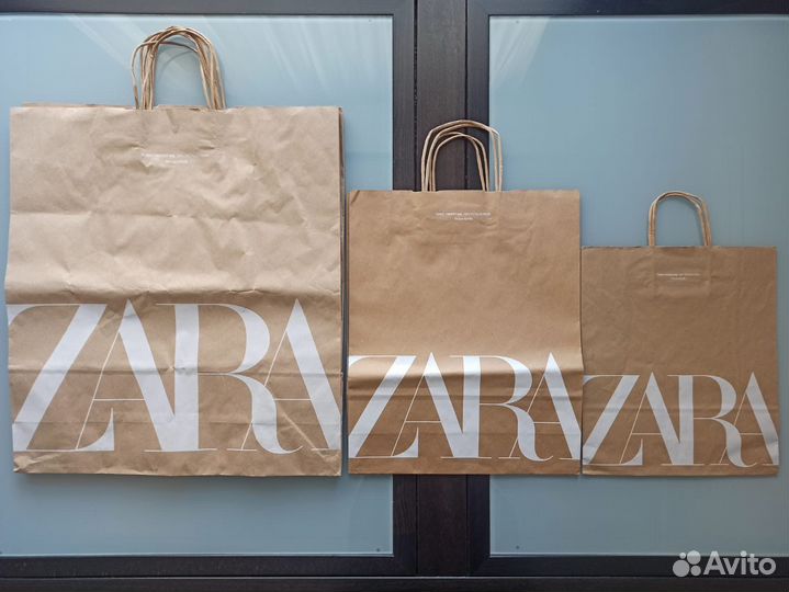 Брендовые пакеты Zara H&M