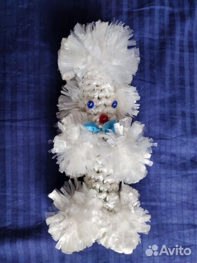 Мочалка-игрушка ручной вязки