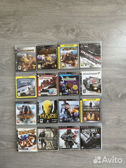 Диски на sony playstation 3 ps3