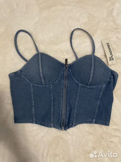 Джинсовый топ