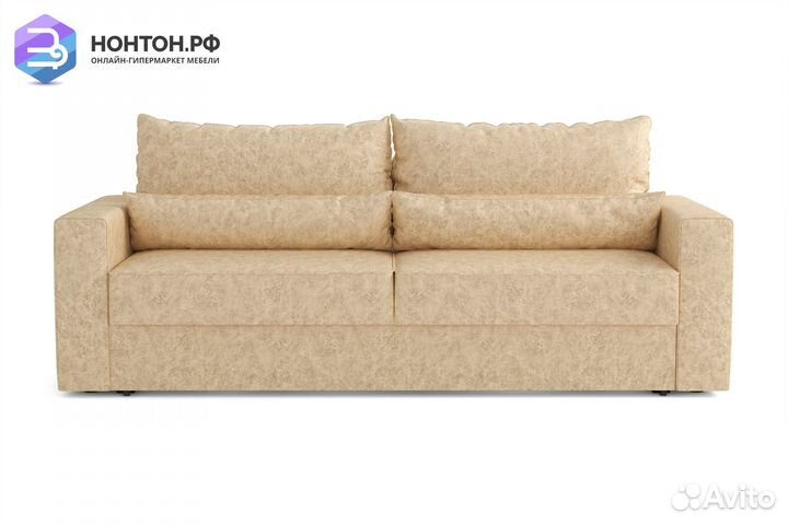 Диван еврокнижка Томас 3-х местный бежевый